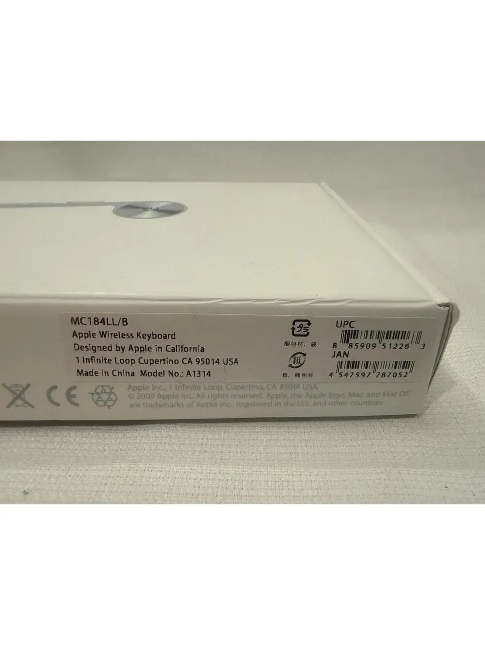 Apple Wireless Keyboard MC184LL/B A1314 Compact Bluetooth Keyboard TESTED&WORKS